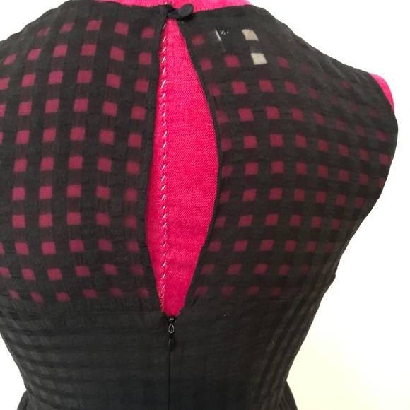 DRESS BLACK MIDI - COTTON Donna Morgan - Picture 7 of 12